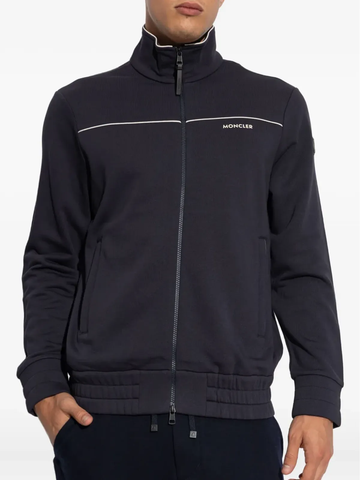 Moncler ジップアップ フリース トラックジャケット - 画像3