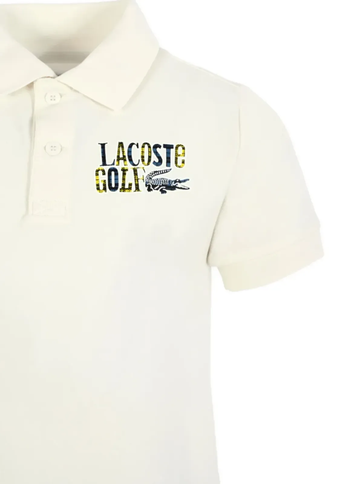 Lacoste Kids ゴルフプリント半袖ポロシャツ - 画像3