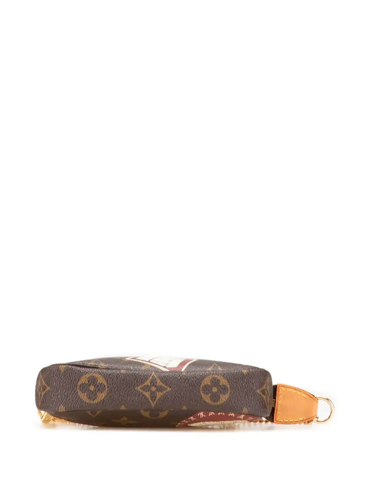 Louis Vuitton Pre-Owned モノグラム・パッチ ミニ・ポシェット・アクセソワーズ ハンドバッグ（ブラウン） - 画像4