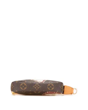 Louis Vuitton Pre-Owned モノグラム・パッチ ミニ・ポシェット・アクセソワーズ ハンドバッグ（ブラウン） - サムネイル4