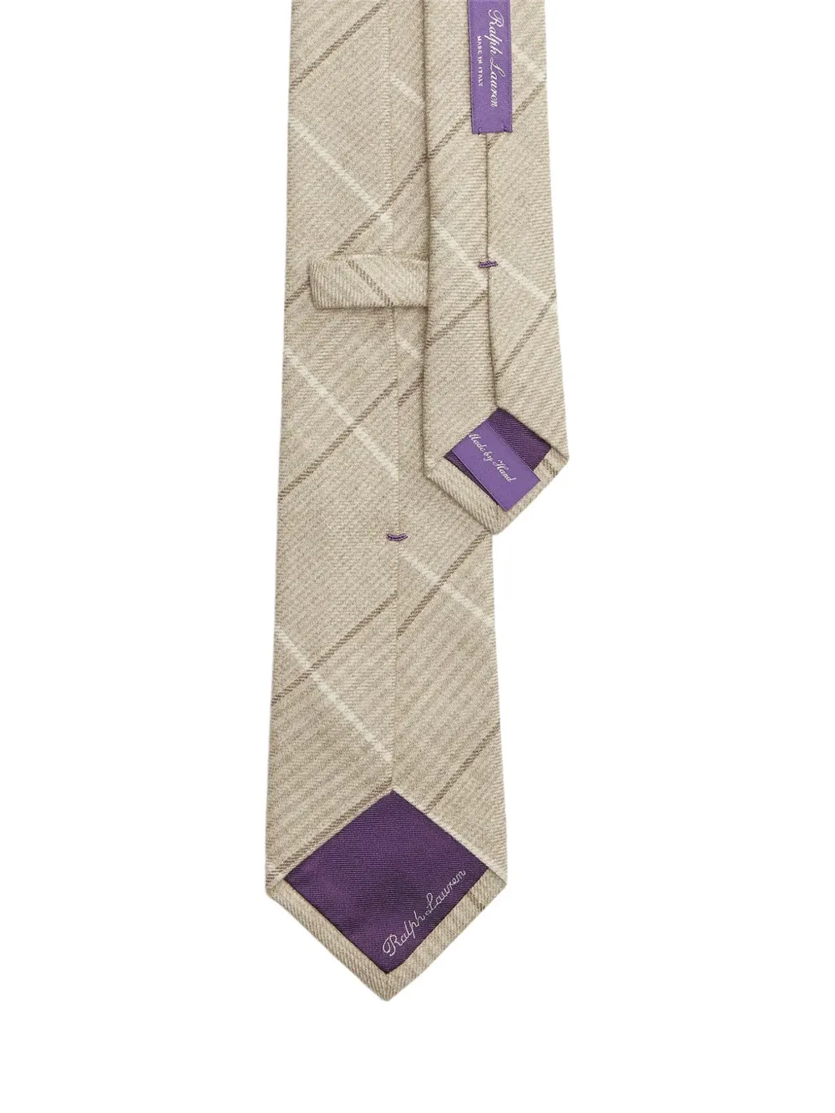 Ralph Lauren Purple Label チェック柄ネクタイ - 画像2