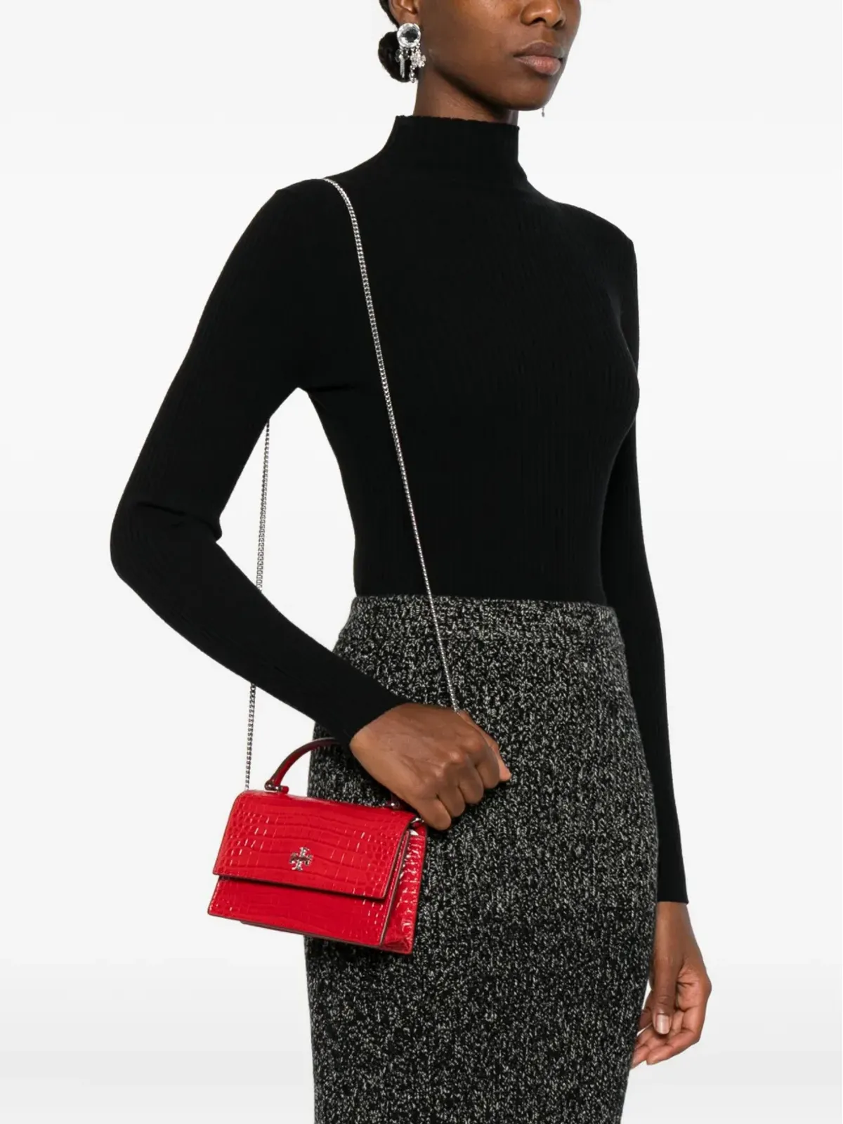 Tory Burch Kira エンボス ハンドバッグ - 画像2