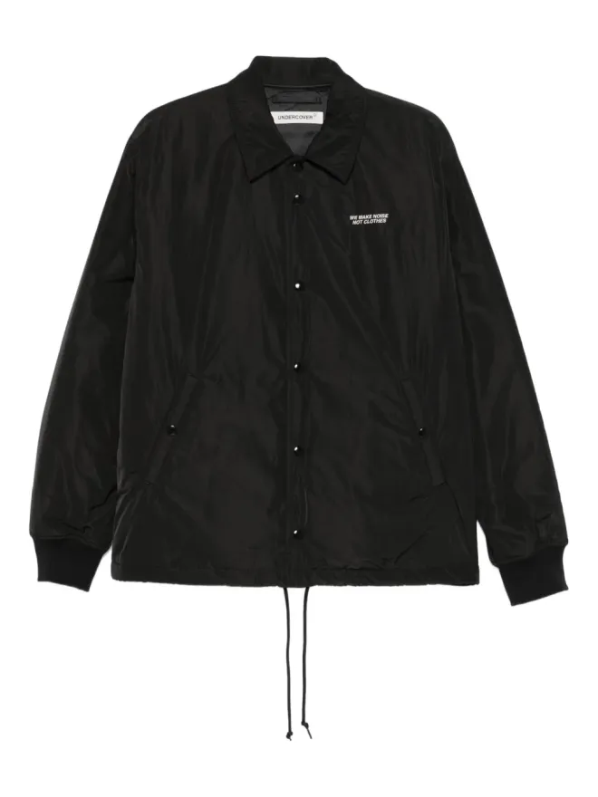 UNDERCOVER Undercover プレススタッド留めシャツジャケット - ブラックの商品画像
