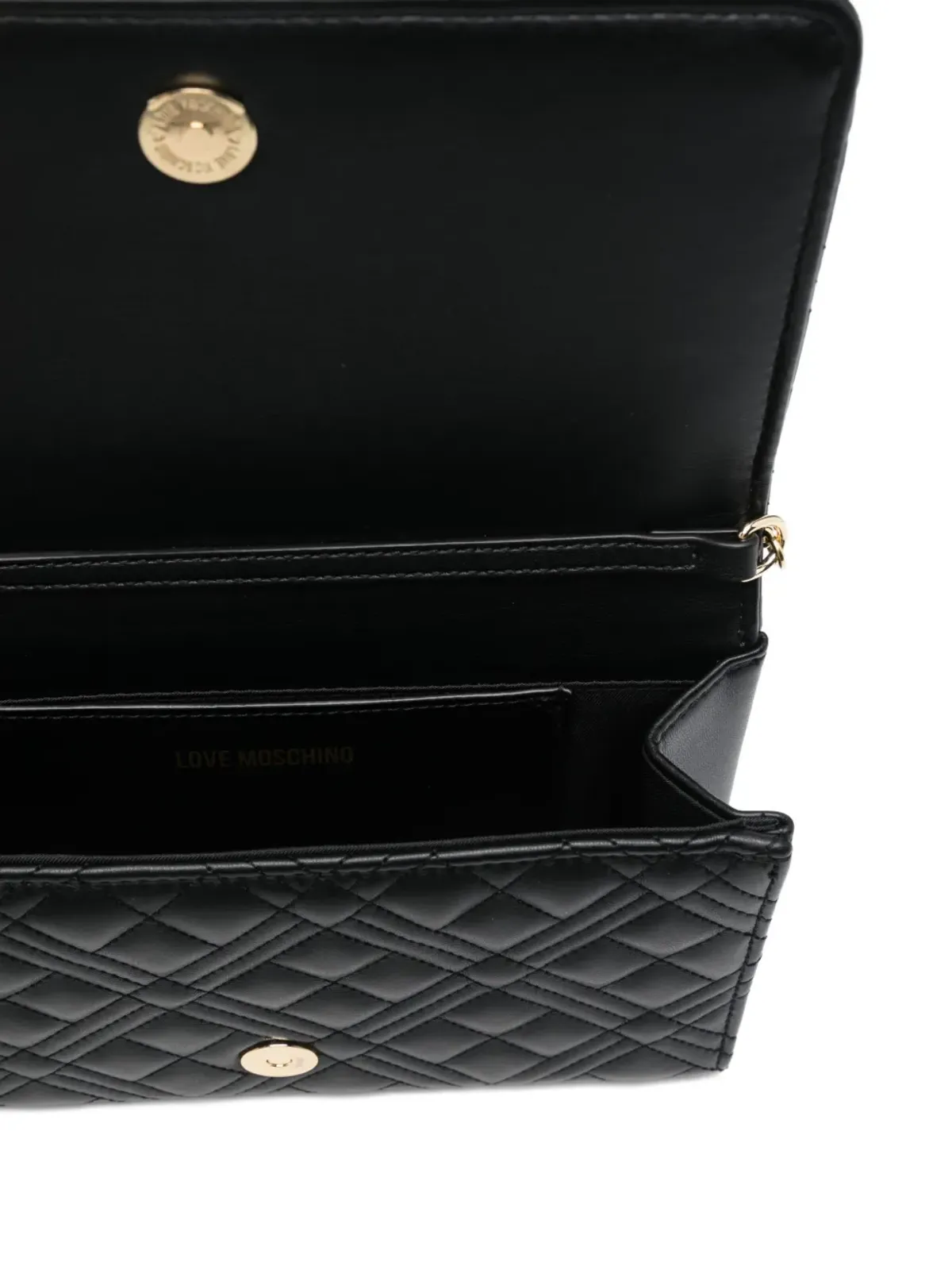 Love Moschino キルティング チェーン クロスボディバッグ - 画像5