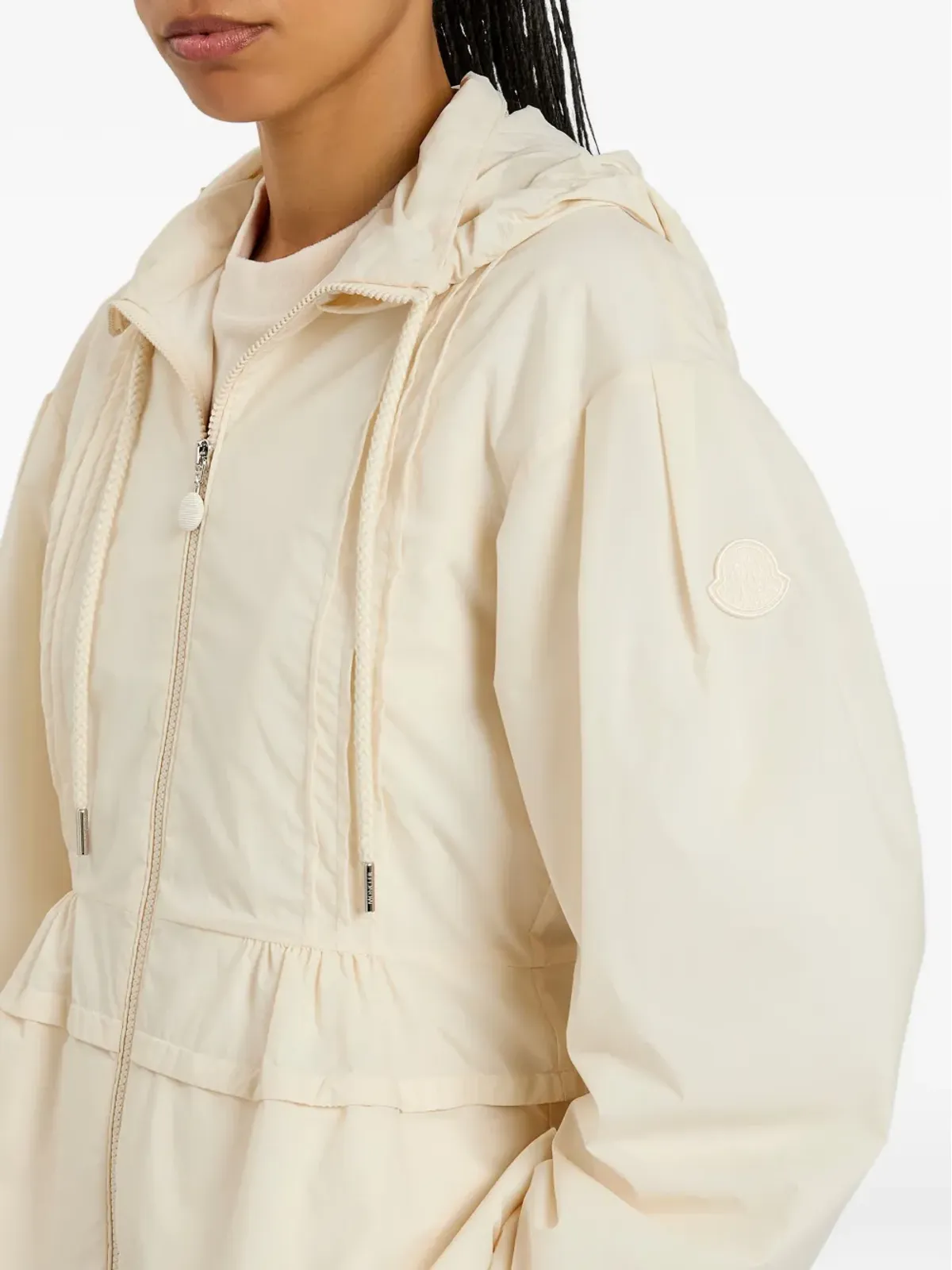 Moncler プリーツフード付きジャケット - 画像5