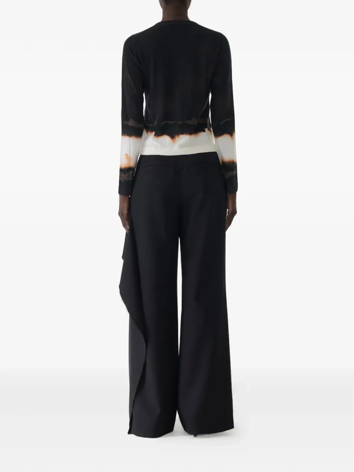 Jason Wu Collection グラデーション風ストライプ ウールカーディガン - 画像4