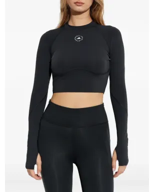 adidas by Stella McCartney ロゴディテール長袖トップ - サムネイル3