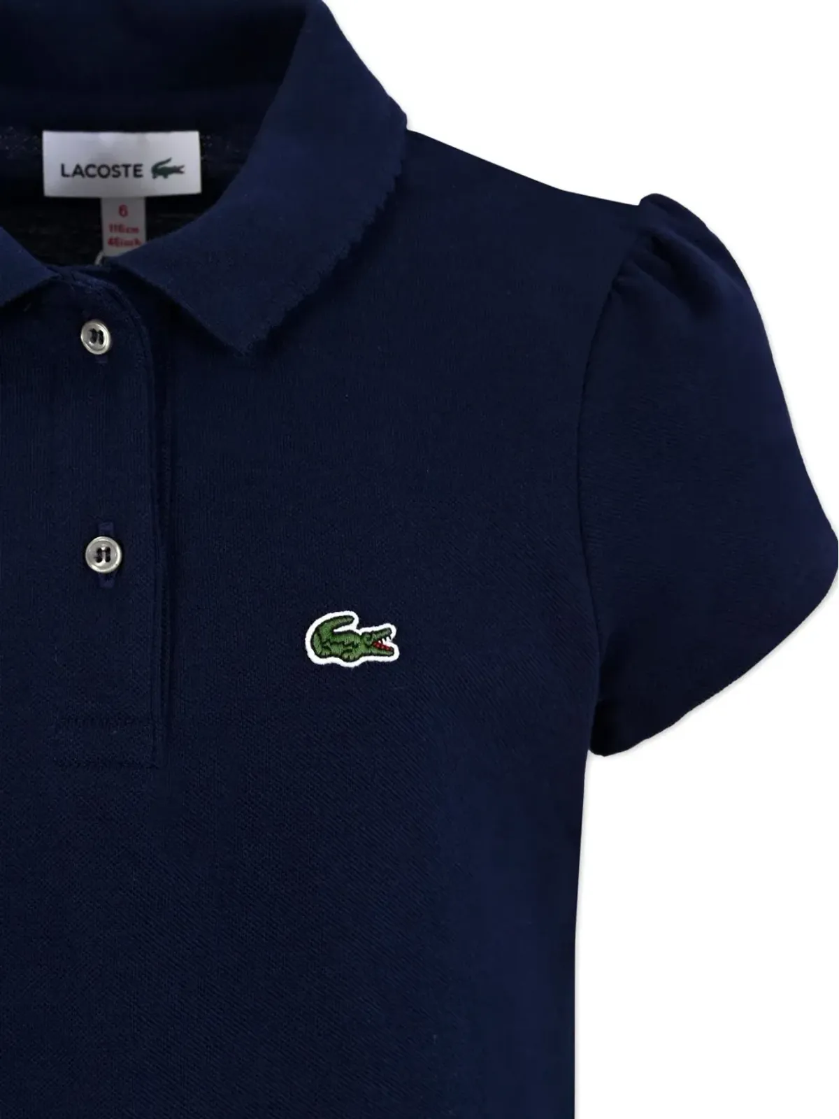 Lacoste Kids パフスリーブ ポロシャツ - 画像3