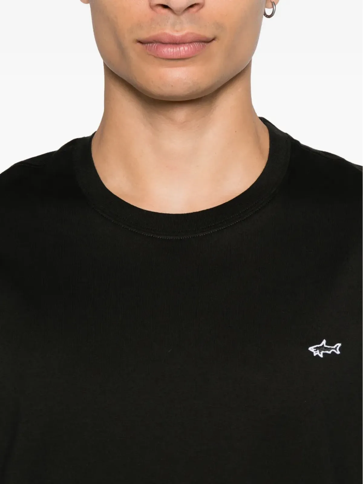 Paul & Shark シャークディテール コットン Tシャツ - 画像4