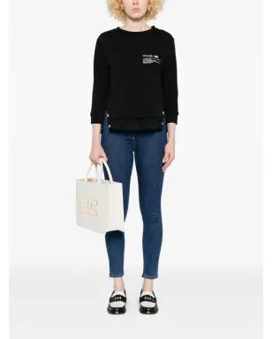 Elisabetta Franchi ボタンディテール Tシャツ - サムネイル2