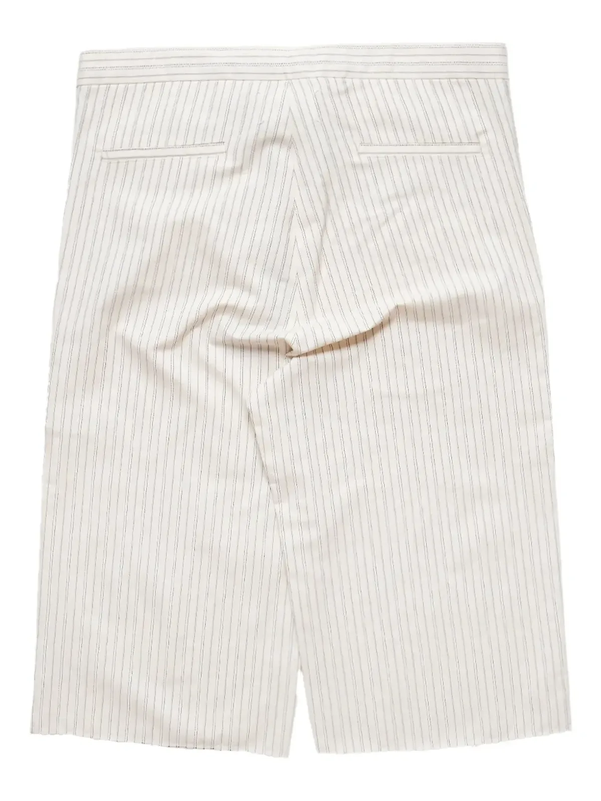 MM6 Maison Margiela ピンストライプショーツ ベージュ - 画像2