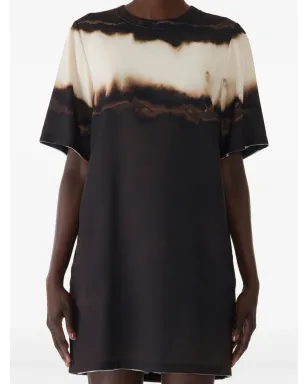 Jason Wu Collection グラデーションストライプ半袖シフトドレス - サムネイル1