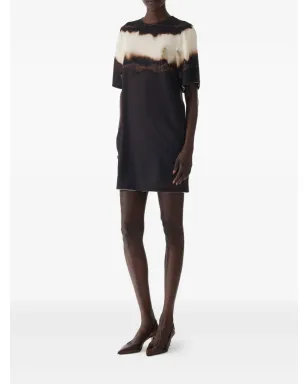 Jason Wu Collection グラデーションストライプ半袖シフトドレス - サムネイル3