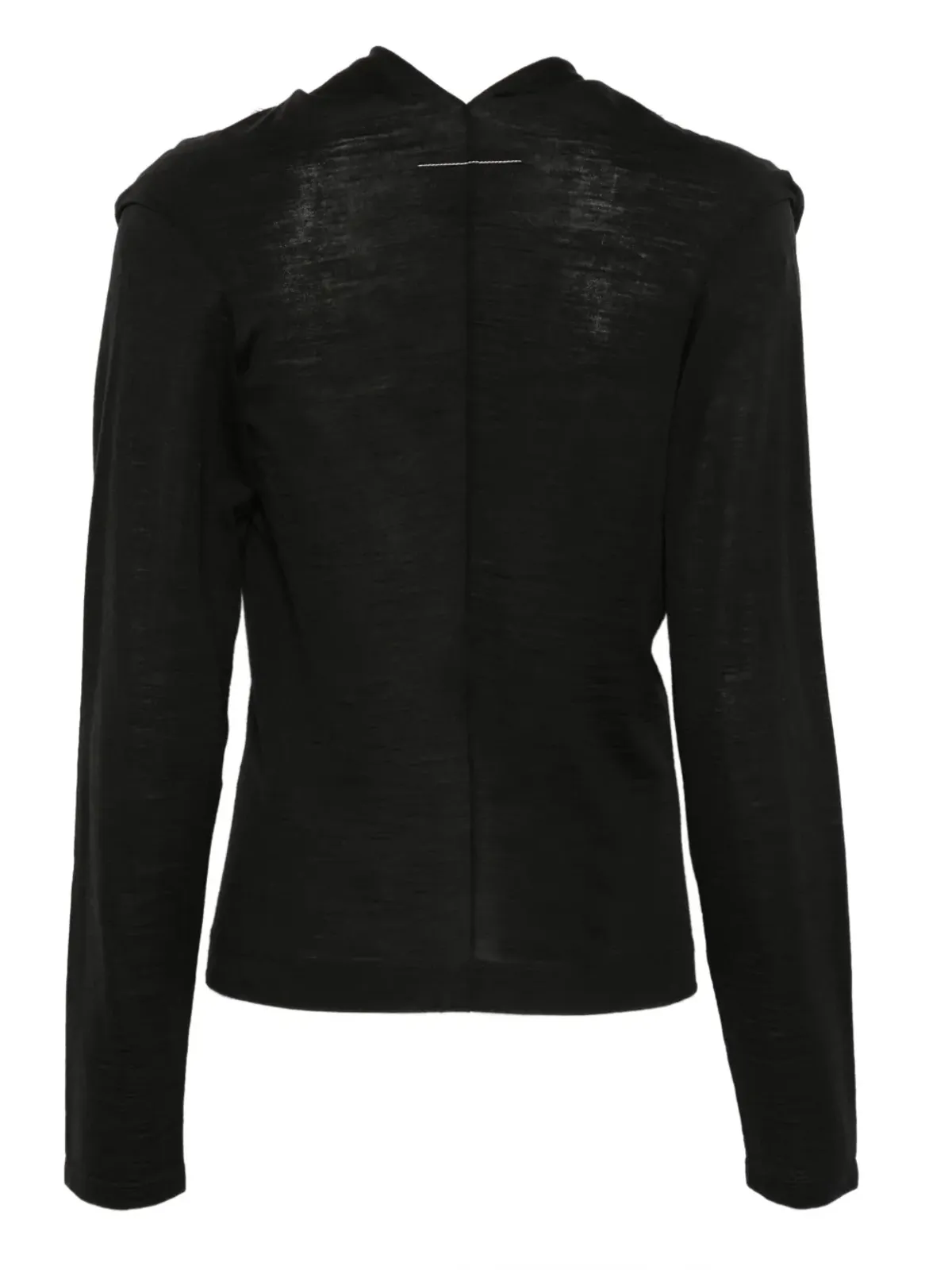 MM6 Maison Margiela フード付き長袖ジャンパー - Black - 画像2