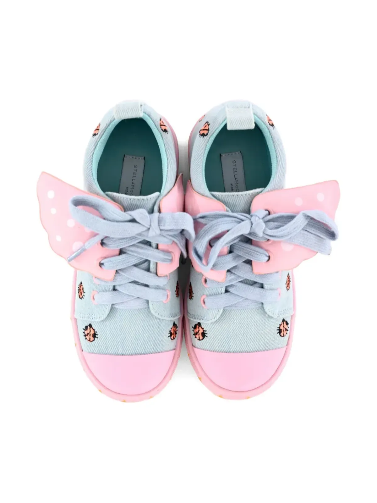 Stella McCartney Kids テントウムシの翼スニーカー - 画像3