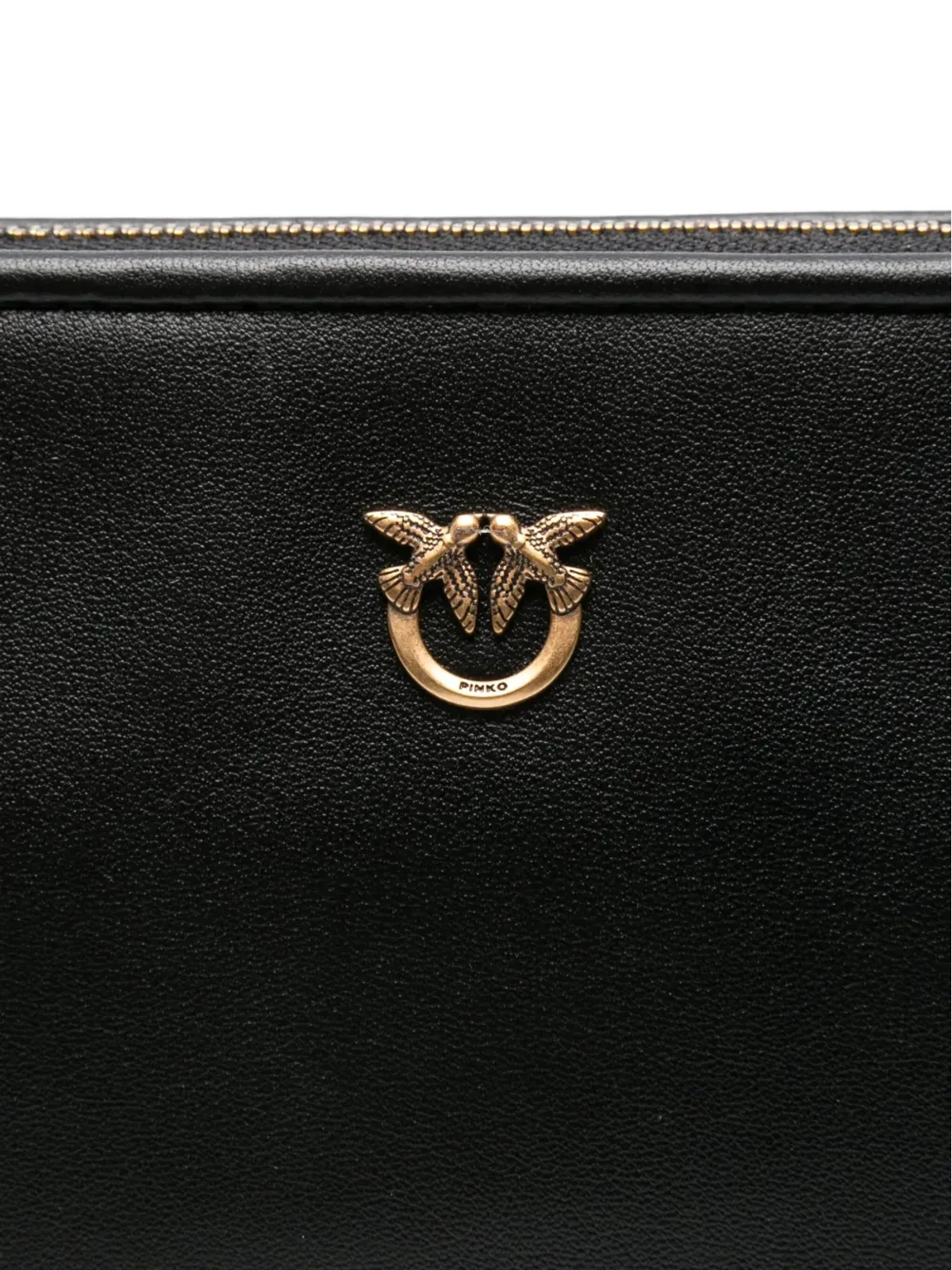 PINKO 長方形型レザーショルダーバッグ - 画像4