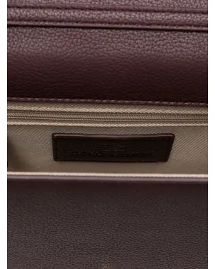 Elisabetta Franchi ロゴプレートチェーンショルダーバッグ - Red - サムネイル5