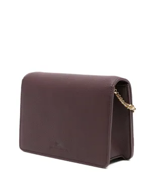 Elisabetta Franchi ロゴプレートチェーンショルダーバッグ - Red - サムネイル3