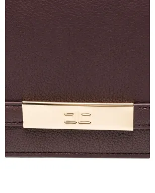 Elisabetta Franchi ロゴプレートチェーンショルダーバッグ - Red - サムネイル4