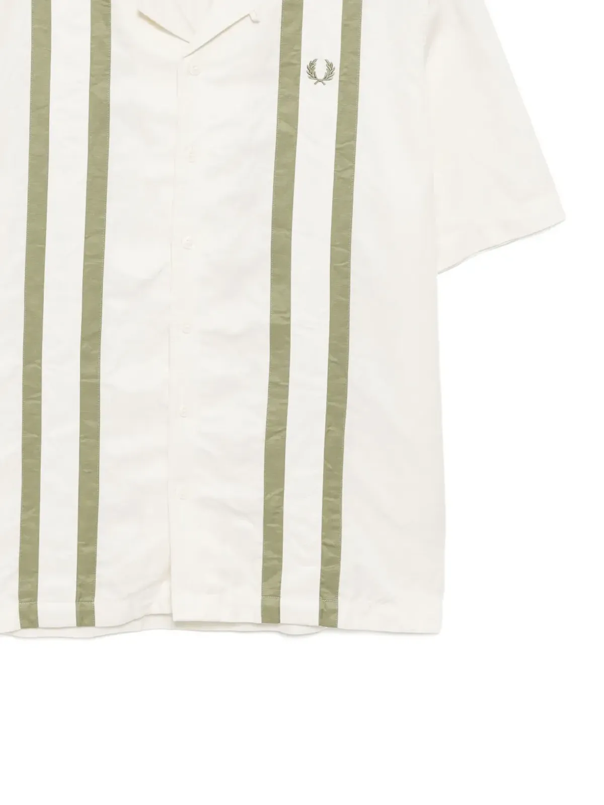 Fred Perry ロゴ刺繍ストライプシャツ - 画像3
