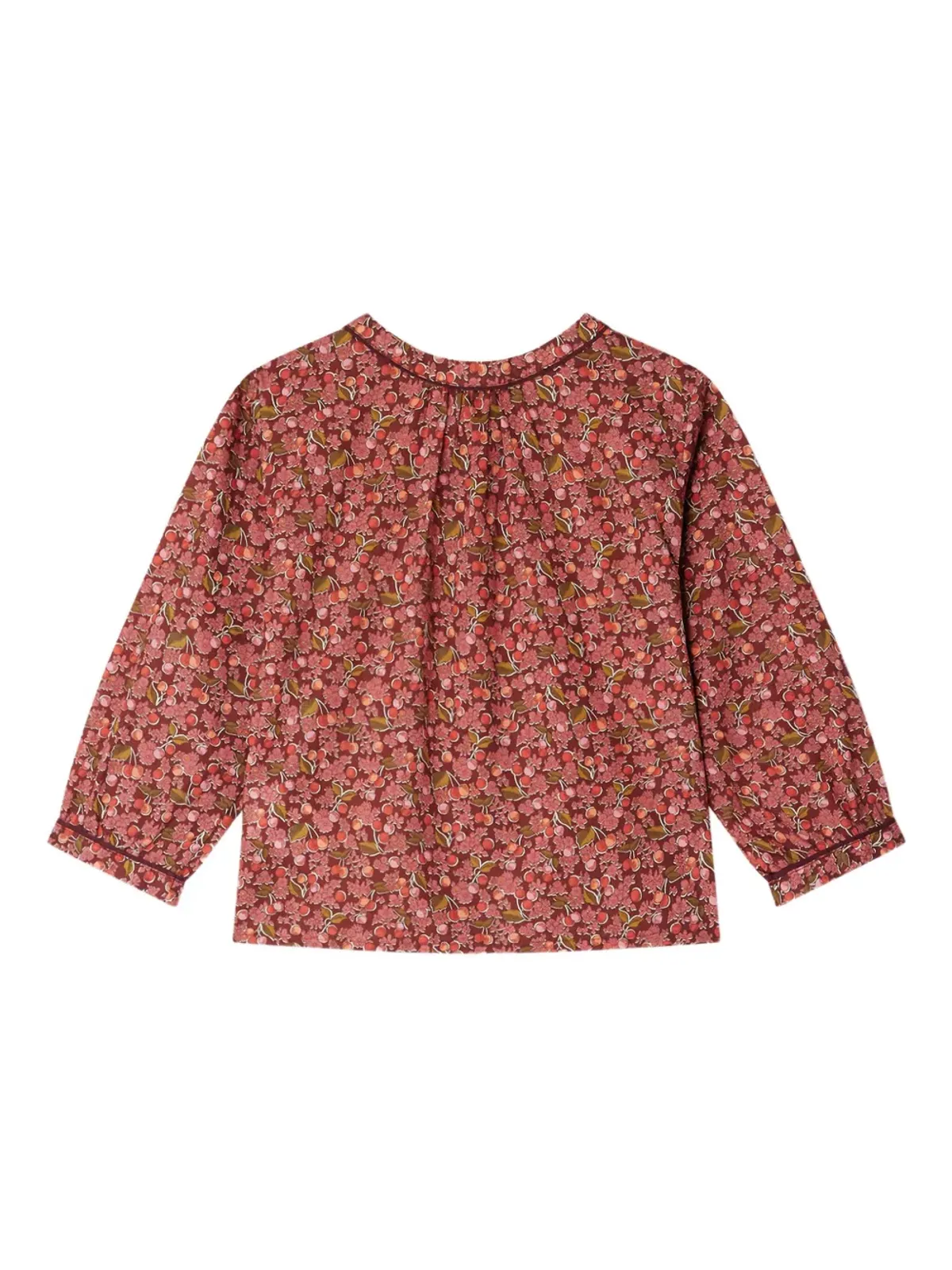 Bonpoint ボタン付き花柄ブラウス - 画像2