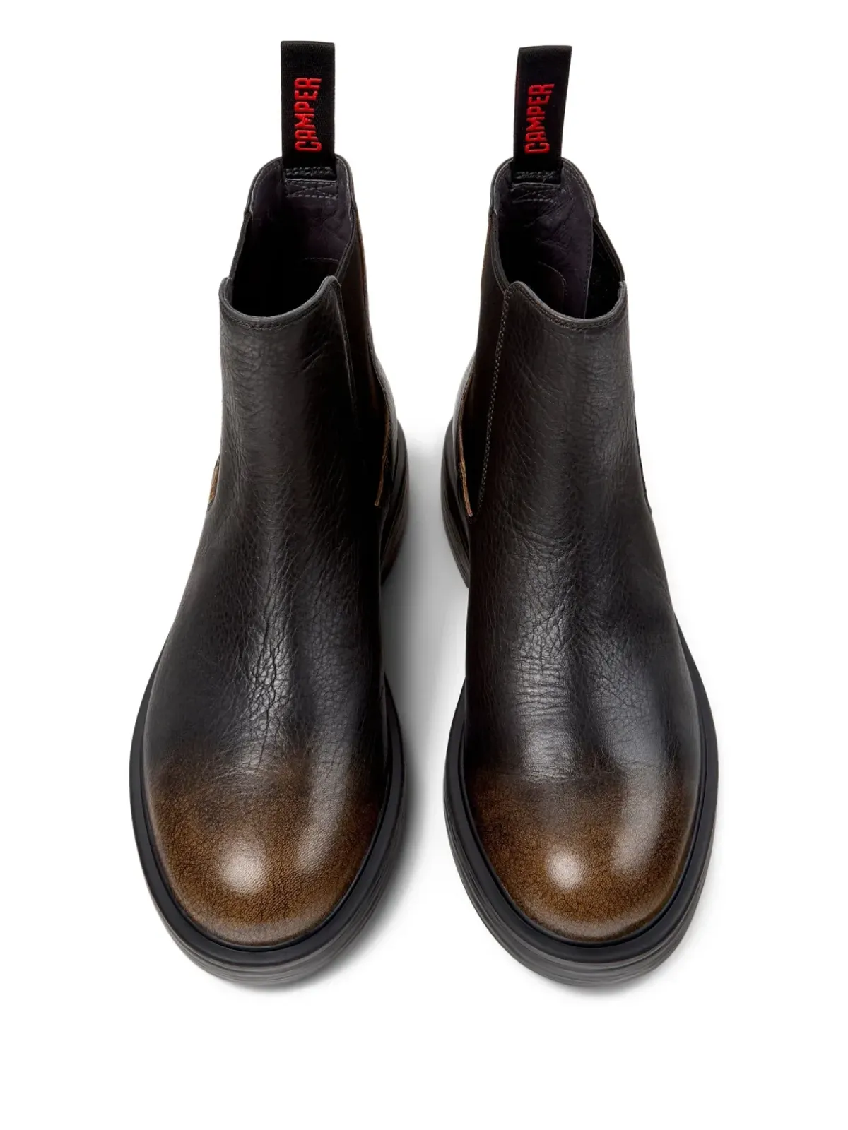Camper Dean レザー チェルシーブーツ - ブラウン - 画像5