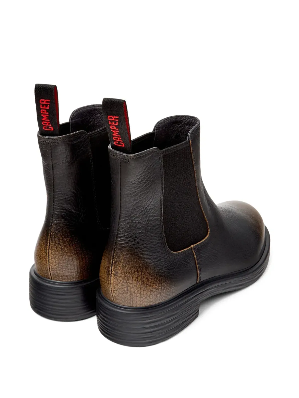 Camper Dean レザー チェルシーブーツ - ブラウン - 画像3