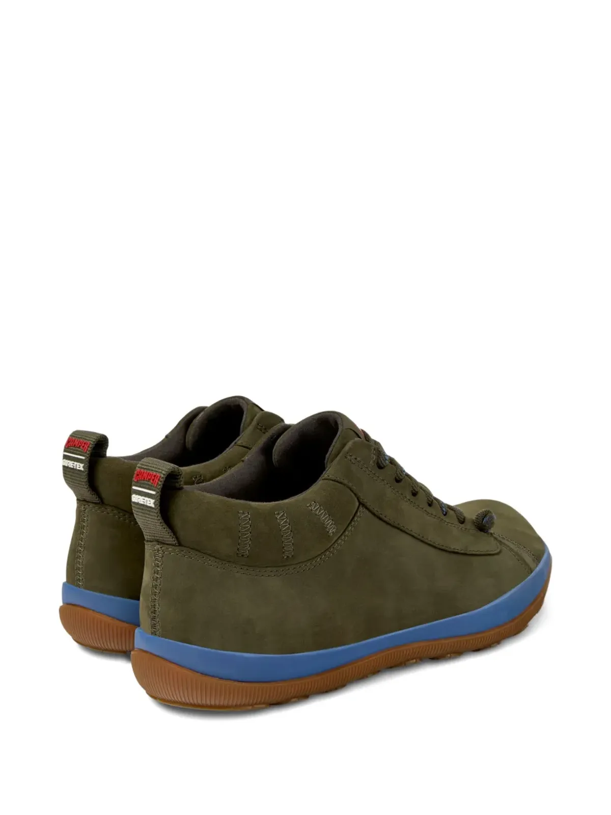 Camper Peu Pist GM レースアップ ヌバックレザー スニーカー - グリーン - 画像3