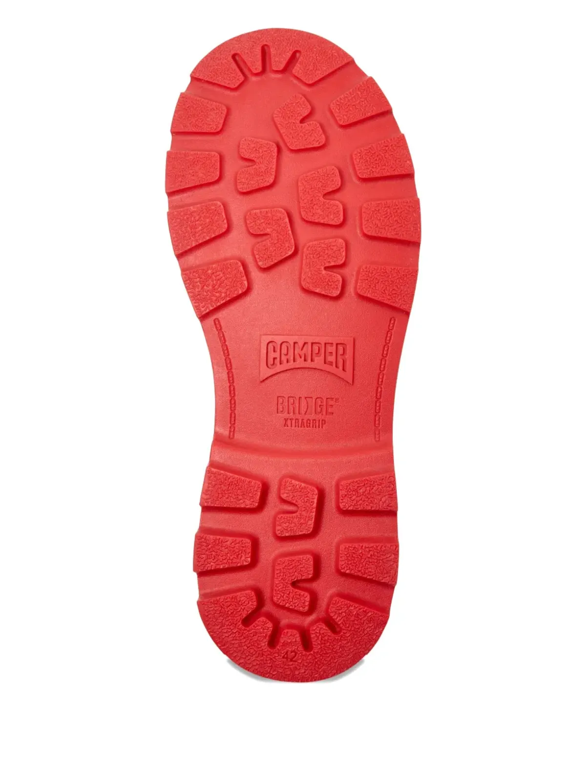 Camper ブルータス レースアップ レザーバイカーブーツ グリーン - 画像5