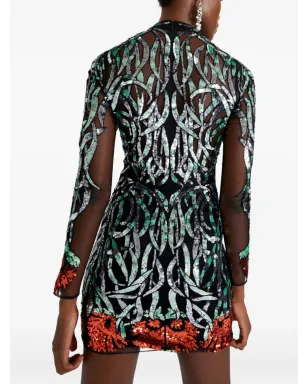 Temperley London スパンコール装飾ミニドレス - サムネイル5