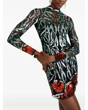 Temperley London スパンコール装飾ミニドレス - サムネイル4