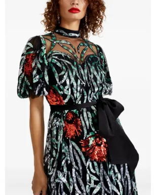 Temperley London スパンコール装飾ミディドレス - サムネイル5