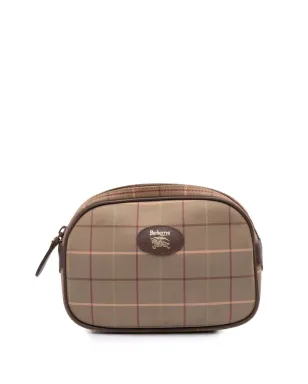 Burberry Pre-Owned 20世紀ヴィンテージ チェック キャンバス クラッチバッグ - ブラウン - サムネイル1