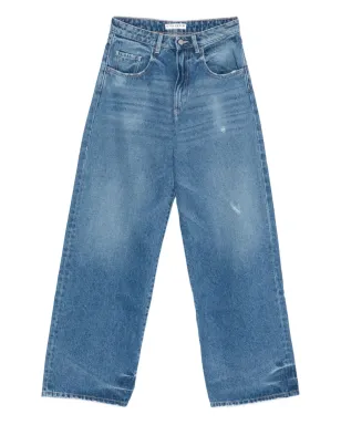 ICON DENIM ポピー ダメージ加工ジーンズ ブルー - サムネイル1