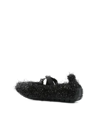 Simone Rocha エンベリッシュドフリル バレエフラット - サムネイル3