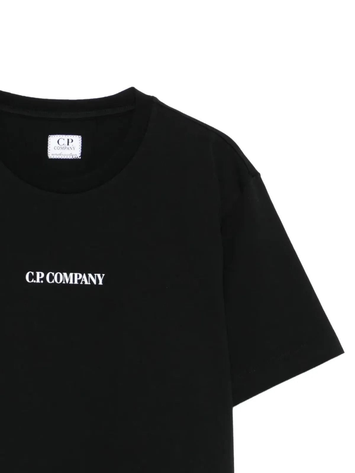 C.P. Company Kids ロゴ刺繍 クルーネック Tシャツ - 画像3