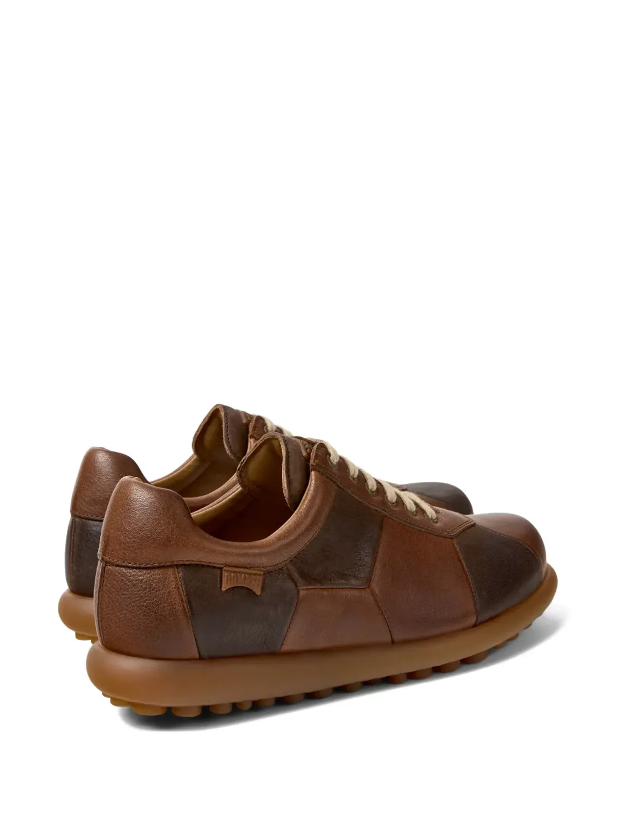 Camper Pelotas Twins レザーパネルド レースアップスニーカー - 画像5