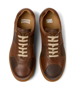 Camper Pelotas Twins レザーパネルド レースアップスニーカー - サムネイル3
