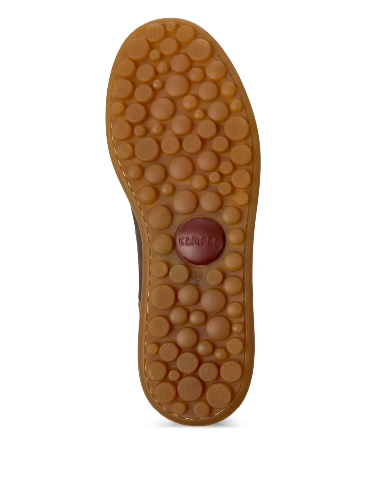 Camper Pelotas Twins レザーパネルド レースアップスニーカー - 画像4