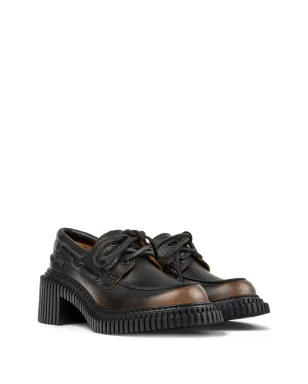 Camper Pix London プラットフォームボートシューズ - Black - サムネイル2