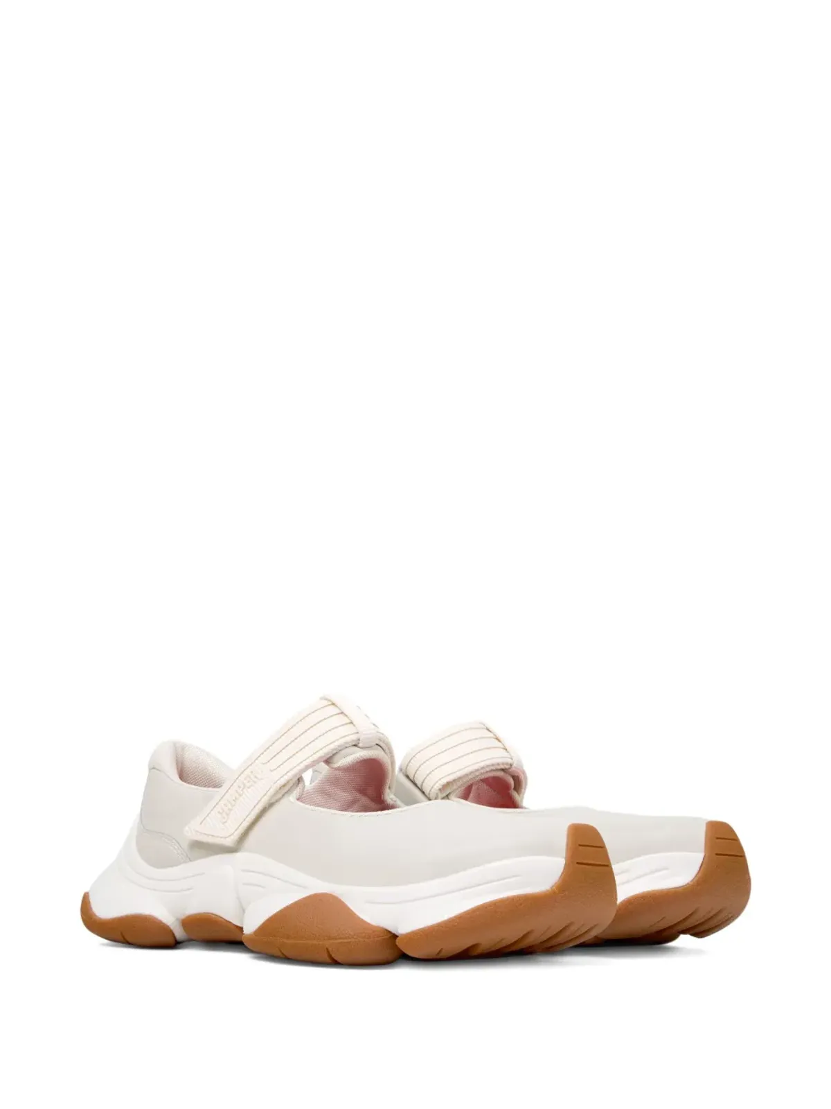 Camper レザーストラップスニーカー - 画像2