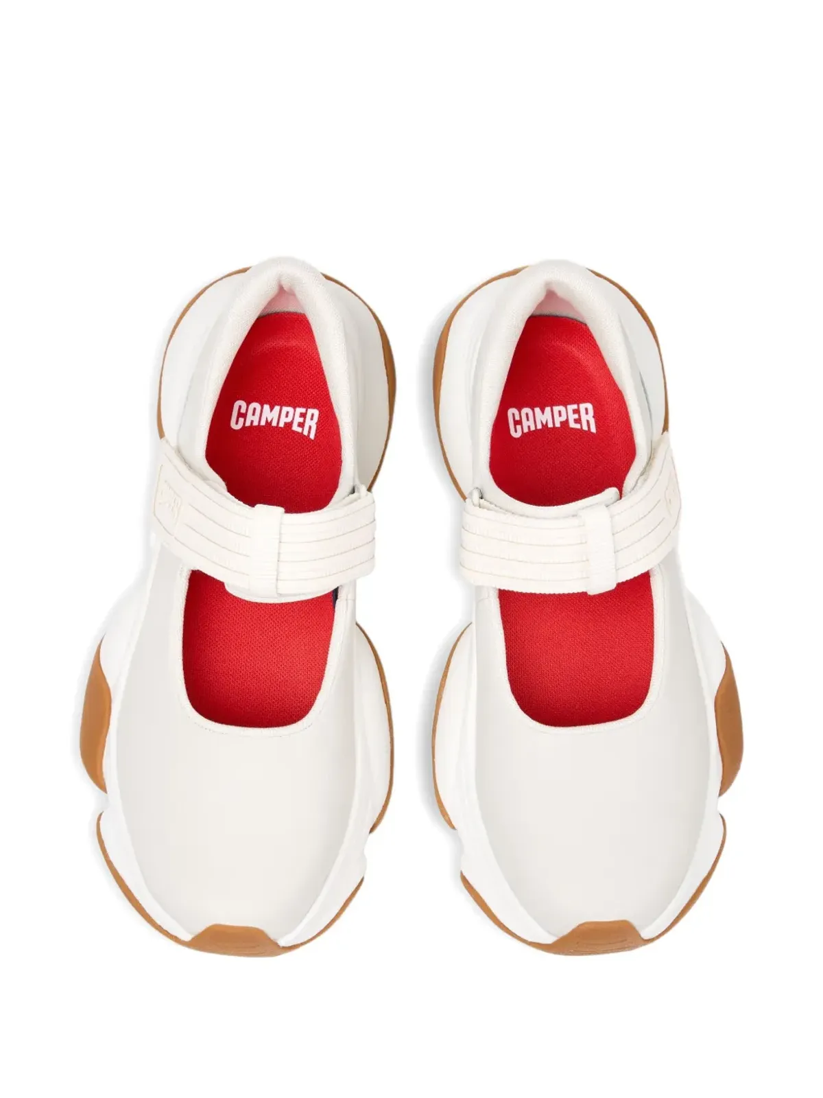 Camper レザーストラップスニーカー - 画像4