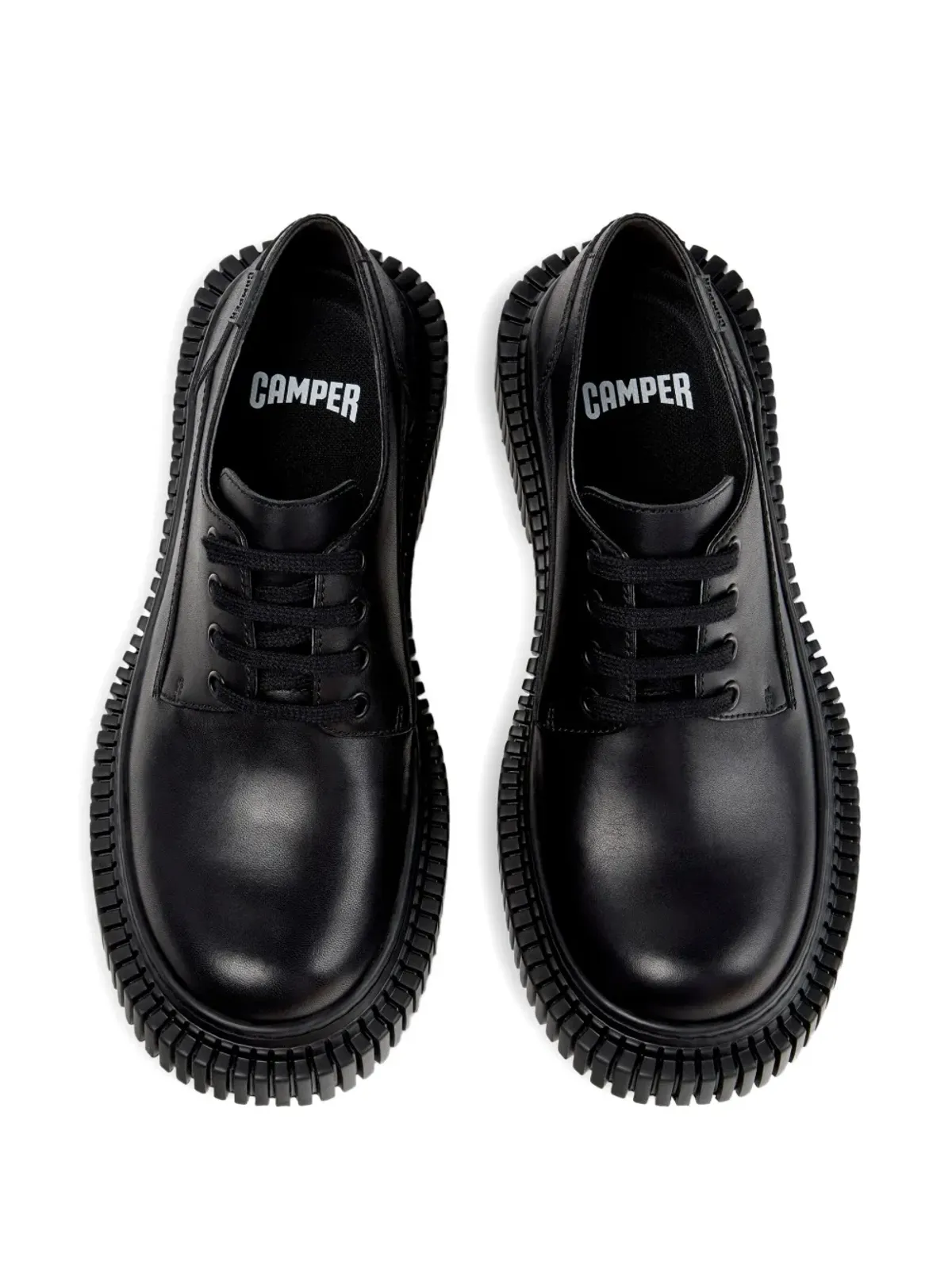 Camper Pix Berlin lace-up platform derby shoes - Black - 画像4