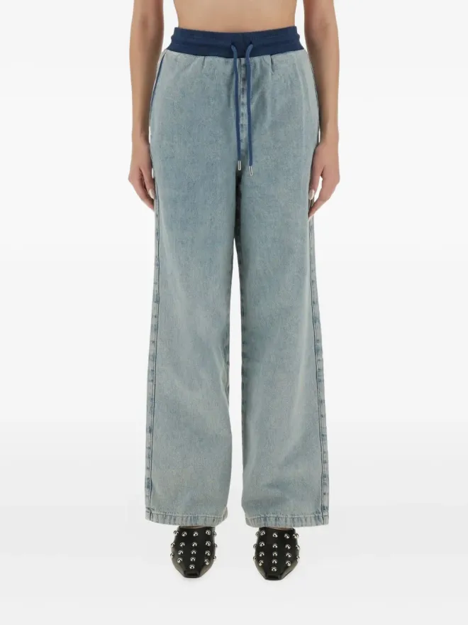 Moschino Jeans MOSCHINO JEANS ドローストリングウエストバンド トラウザーズの商品画像