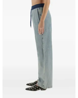 MOSCHINO JEANS ドローストリングウエストバンド トラウザーズ - サムネイル3
