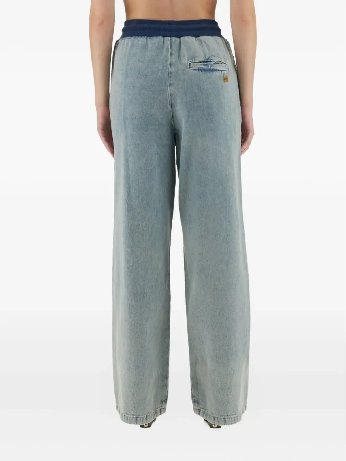MOSCHINO JEANS ドローストリングウエストバンド トラウザーズ - 画像4