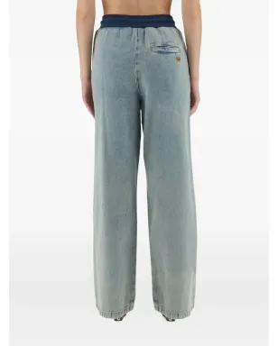 MOSCHINO JEANS ドローストリングウエストバンド トラウザーズ - サムネイル4