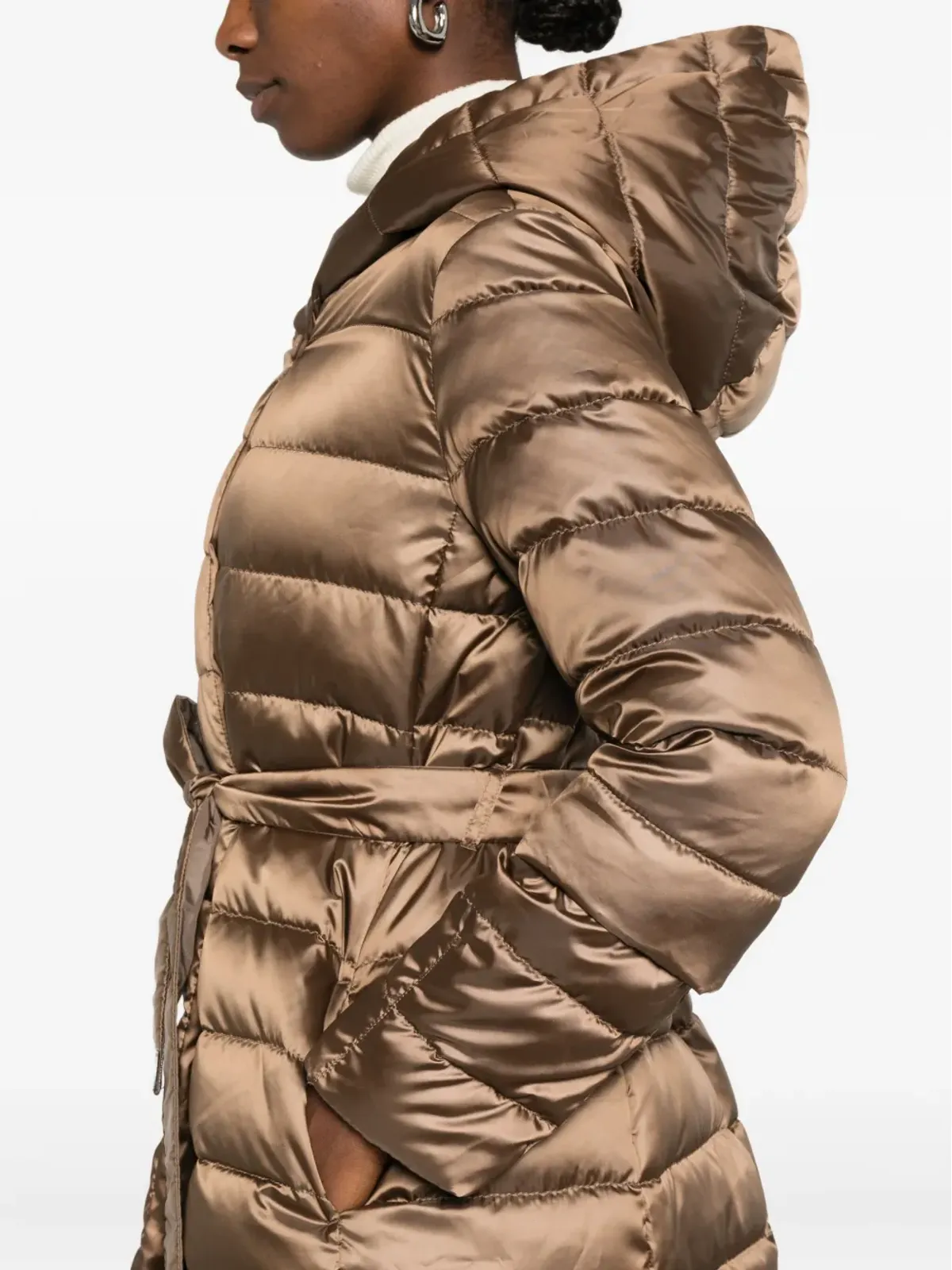 Max Mara ノーヴェフ フーデッドコート - 画像5