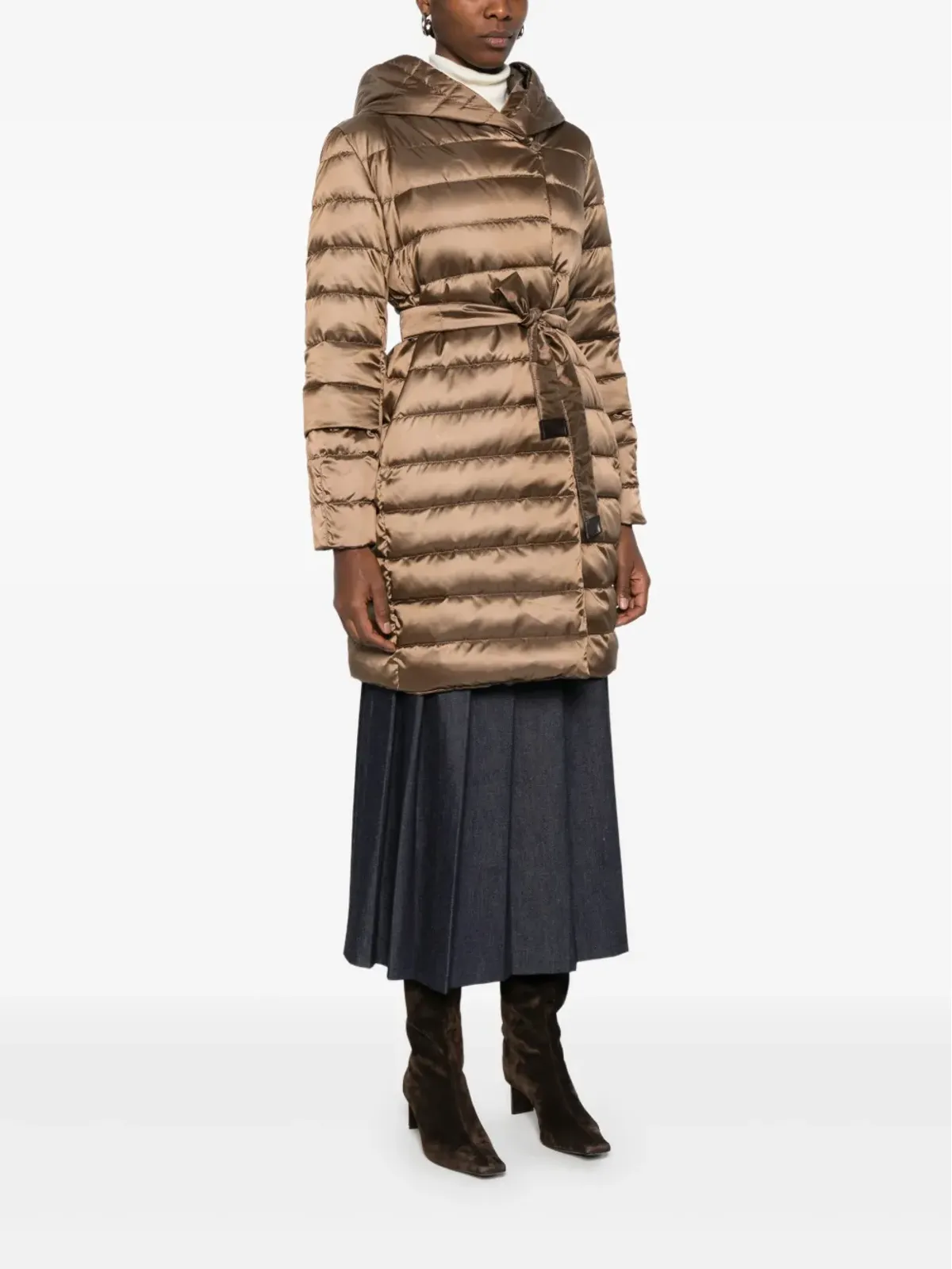 Max Mara ノーヴェフ フーデッドコート - 画像3