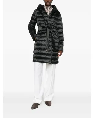 Max Mara フード付きキルティングコート - サムネイル2